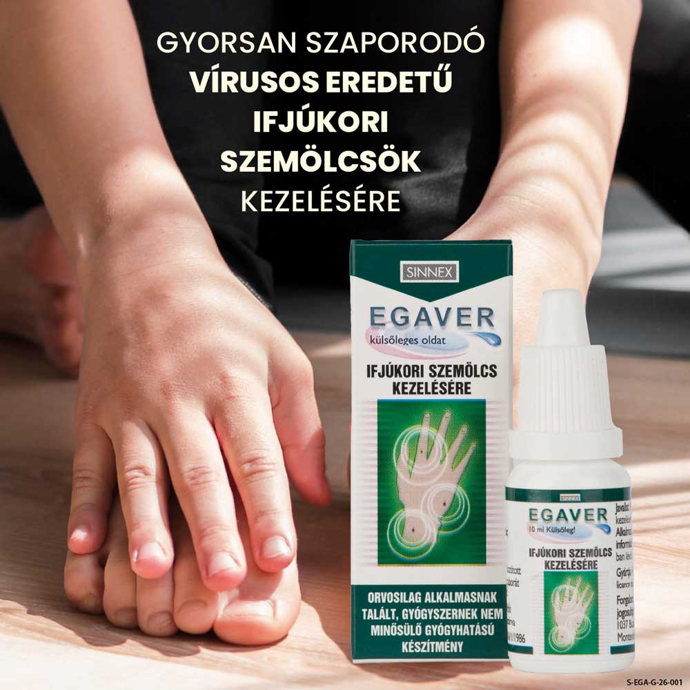 Egaver ifjúkori szemölcs kezelésére