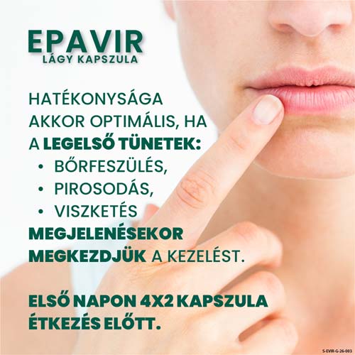 EPAVIR lágy kapszula 