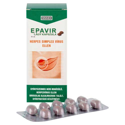 EPAVIR lágy kapszula 